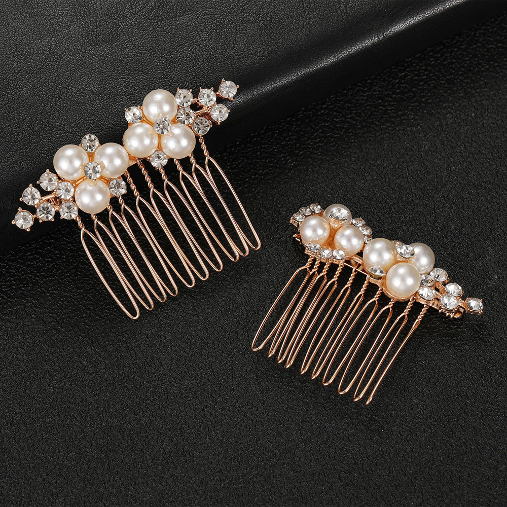 Wedding Supply List - 2Pcs Simple Wedding Hair Combs Artificial