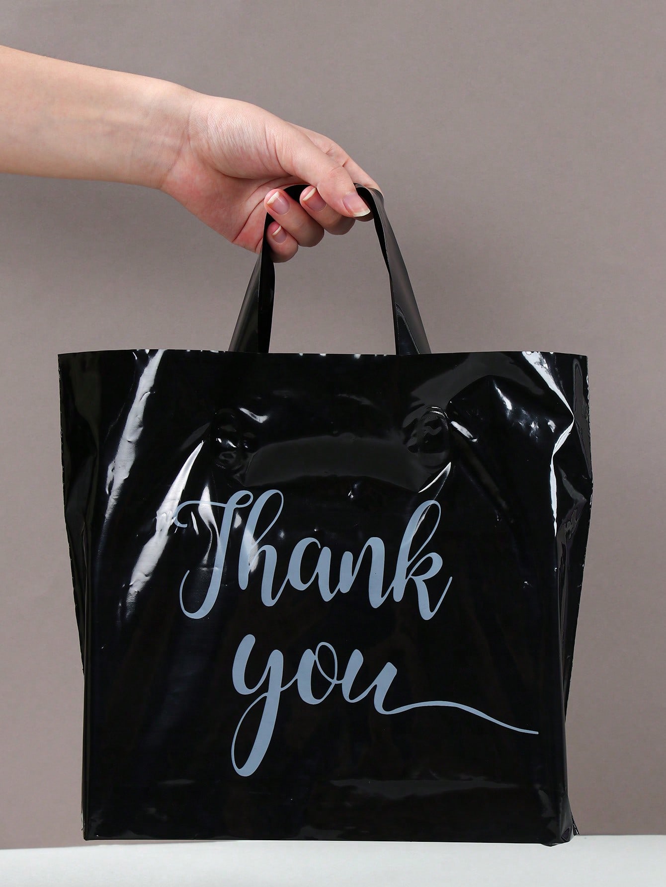 The Wedding Supply Store - 25/50pcs Black Gift Bags, Thick &