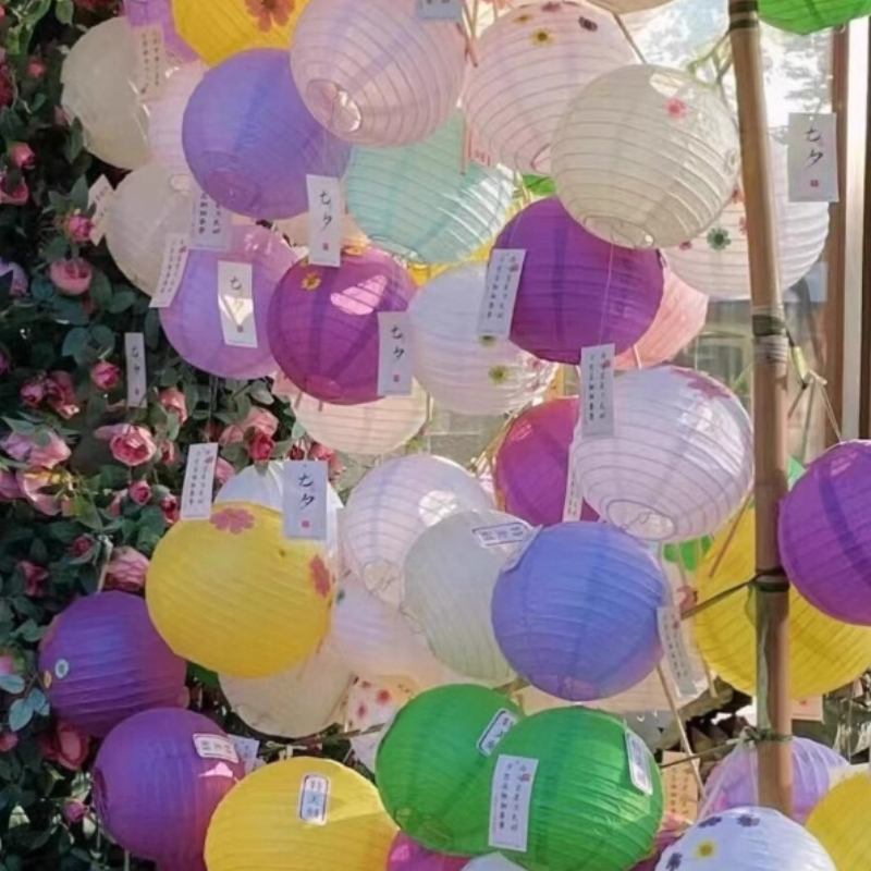 Supply Wedding Venue - Multicolor Chinese Paper Lanterns 40CM Wedding