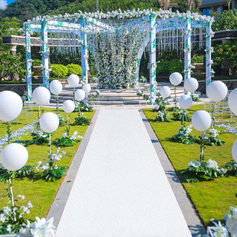 Custom Length Wedding Carpet A - Aisle Runner White review and price