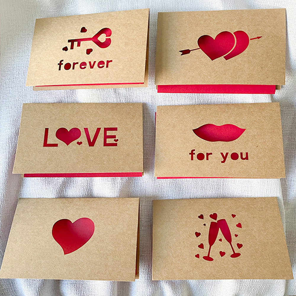 Love Gift Cards Red Kraft Pape - Wedding Supply Business review and price