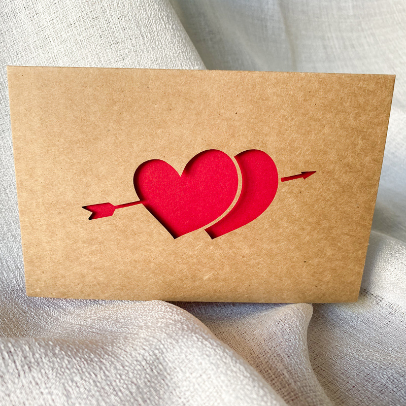 Love Gift Cards Red Kraft Pape - Wedding Supply Business review and price