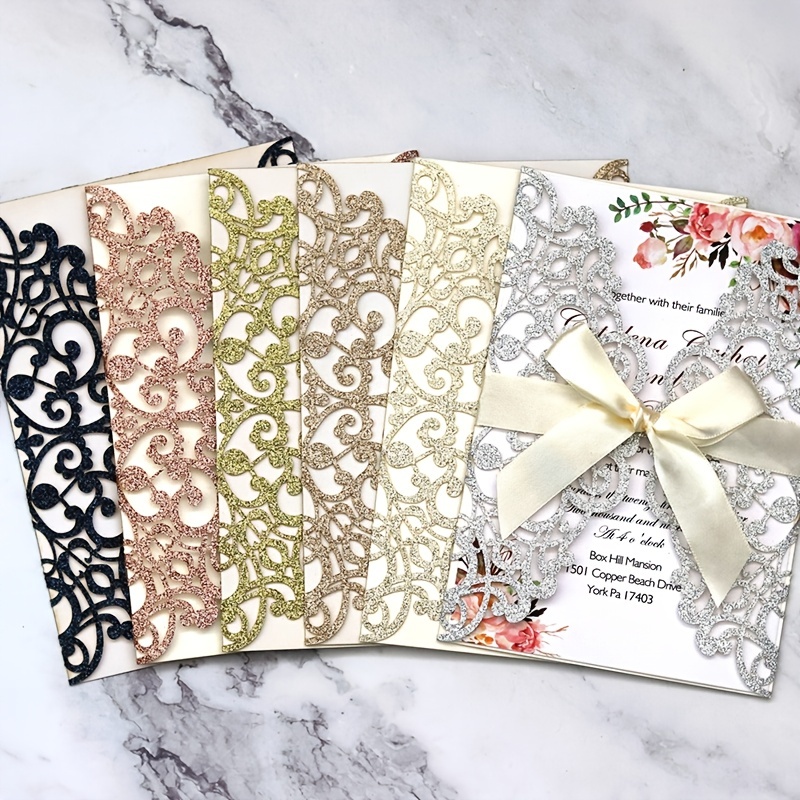 10pcs Laser Cut Wedding Invita - Wedding Supply Business review and price