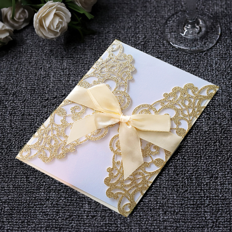 10pcs Laser Cut Wedding Invita - Wedding Supply Business review and price