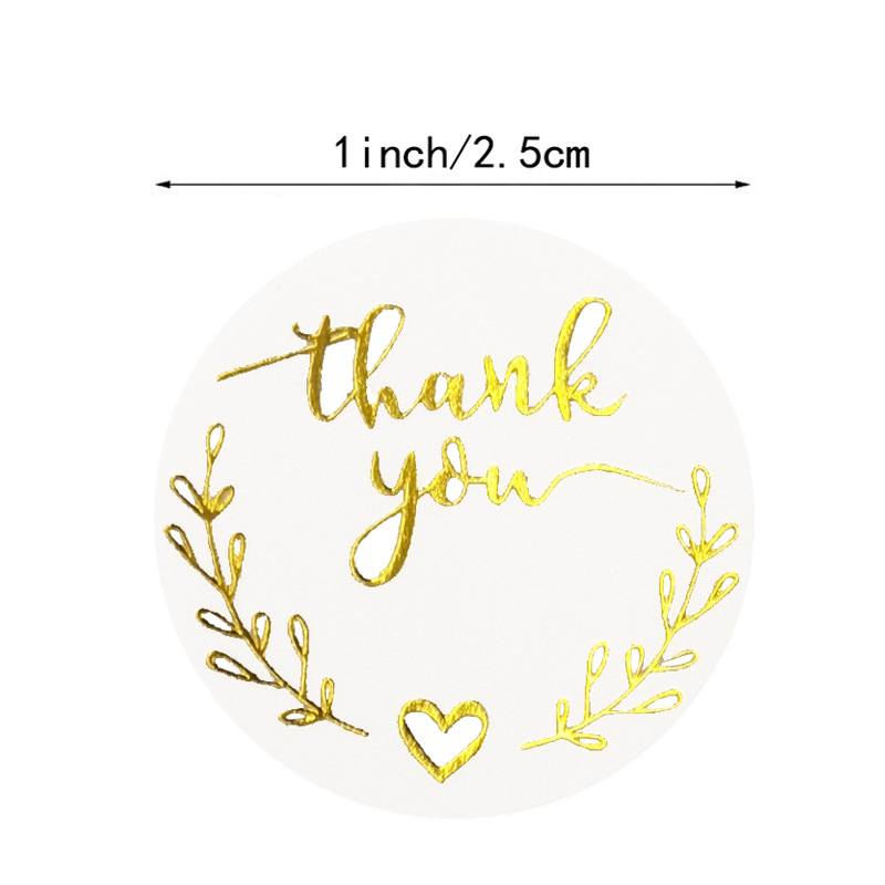 100-500pcs Gold Thank You Stic - Wedding Supply Business review and price