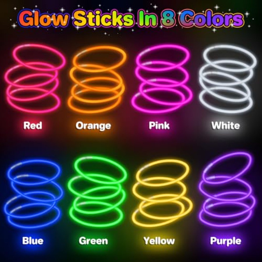 400Pcs Glow Sticks Bulk Party  - Wedding Supply Bulk review and price