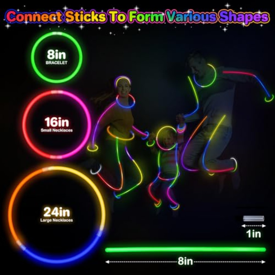 400Pcs Glow Sticks Bulk Party  - Wedding Supply Bulk review and price