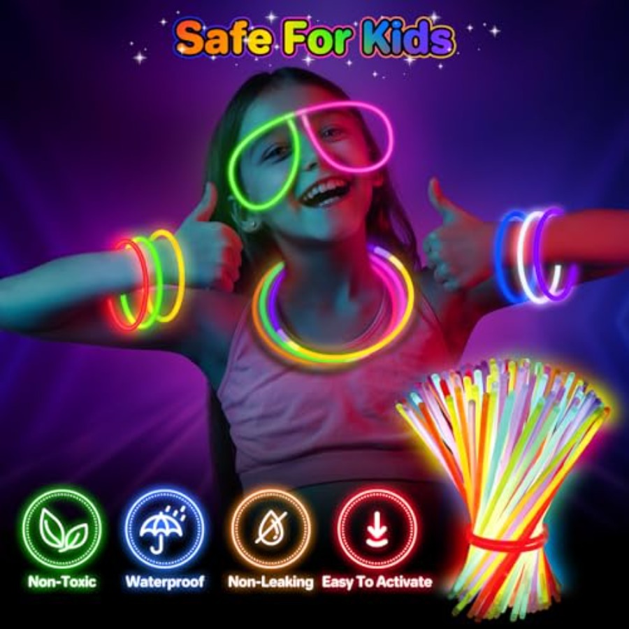 400Pcs Glow Sticks Bulk Party  - Wedding Supply Bulk review and price