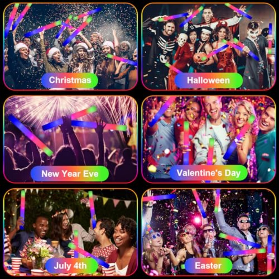 118PCS Foam Glow Sticks Bulk P - Wedding Supply Bulk review and price
