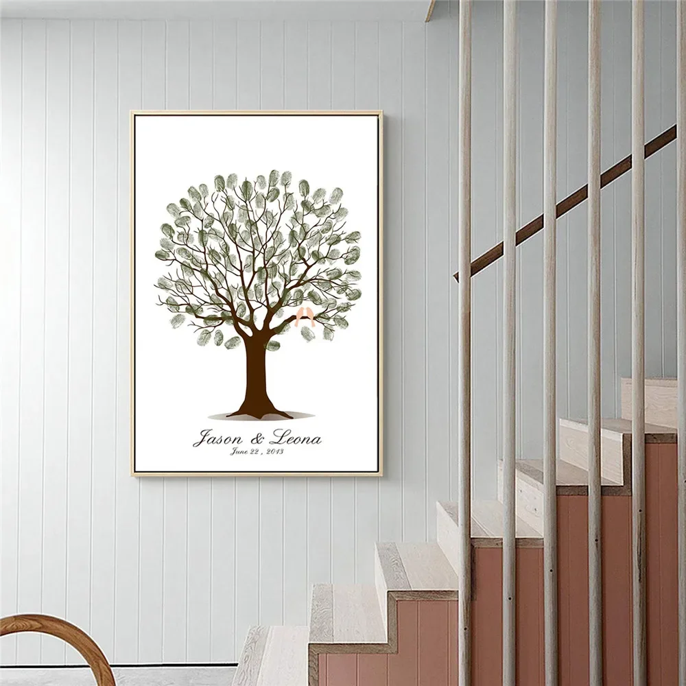 Wedding Fingerprint Tree Canva - Wedding Supply List review and price