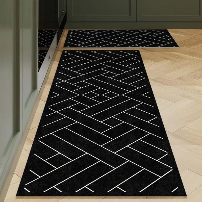 Minimalist Black White Herring - Aisle Runner White review and price