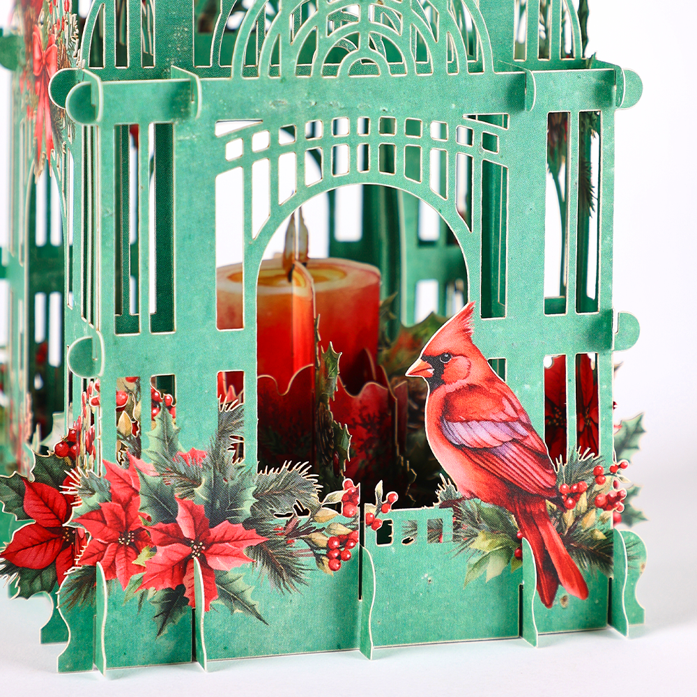 Christmas Poinsettia 3D Box Ca - Wedding Supply Business review and price