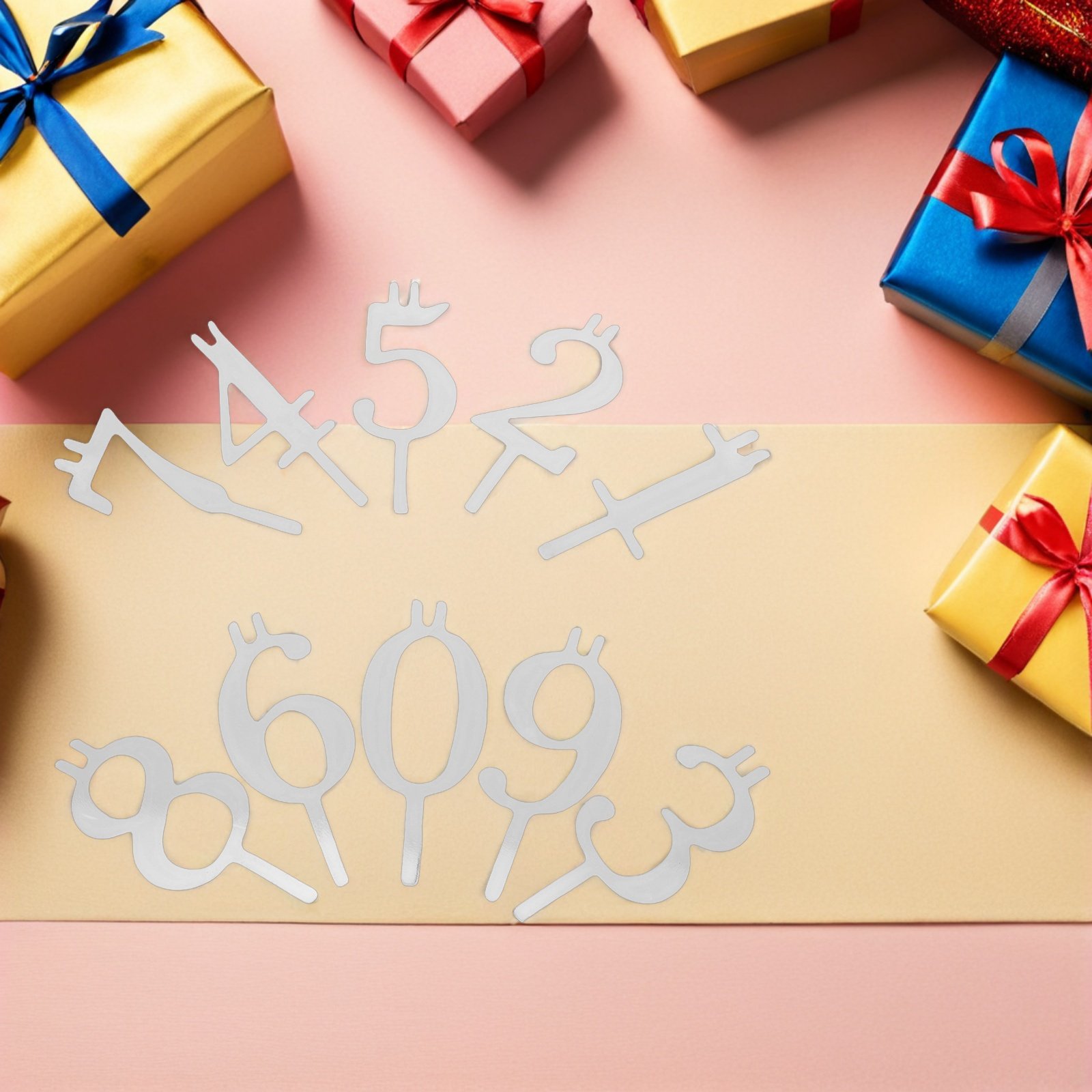 10Pcs Number Birthday Holder S - Wedding Cake Supply review and price