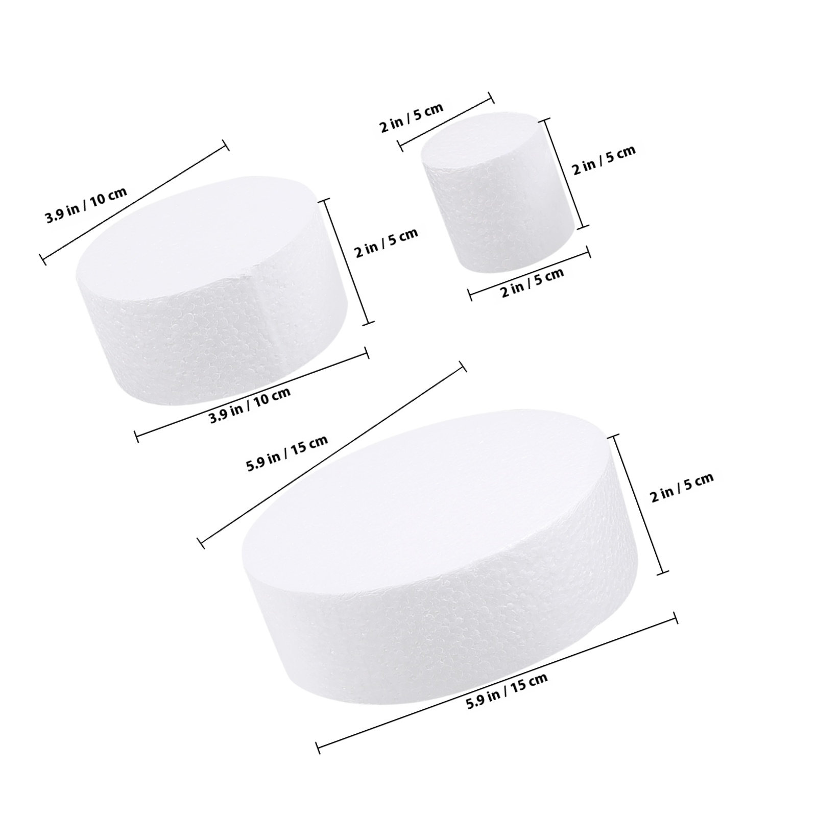 3Pcs DIY Round Cake Dummies Ba - Wedding Cake Supply review and price