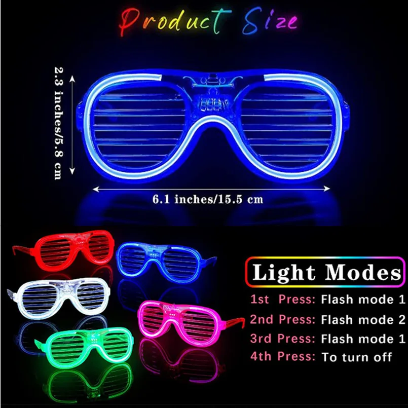 10-30Pcs Light Up LED Glasses  - Wedding Supply Bulk review and price