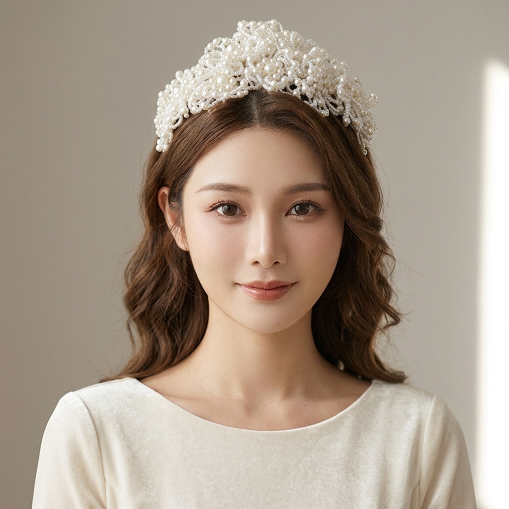 Pearl Crown Headpiece For Wedd - Wedding Shop review and price