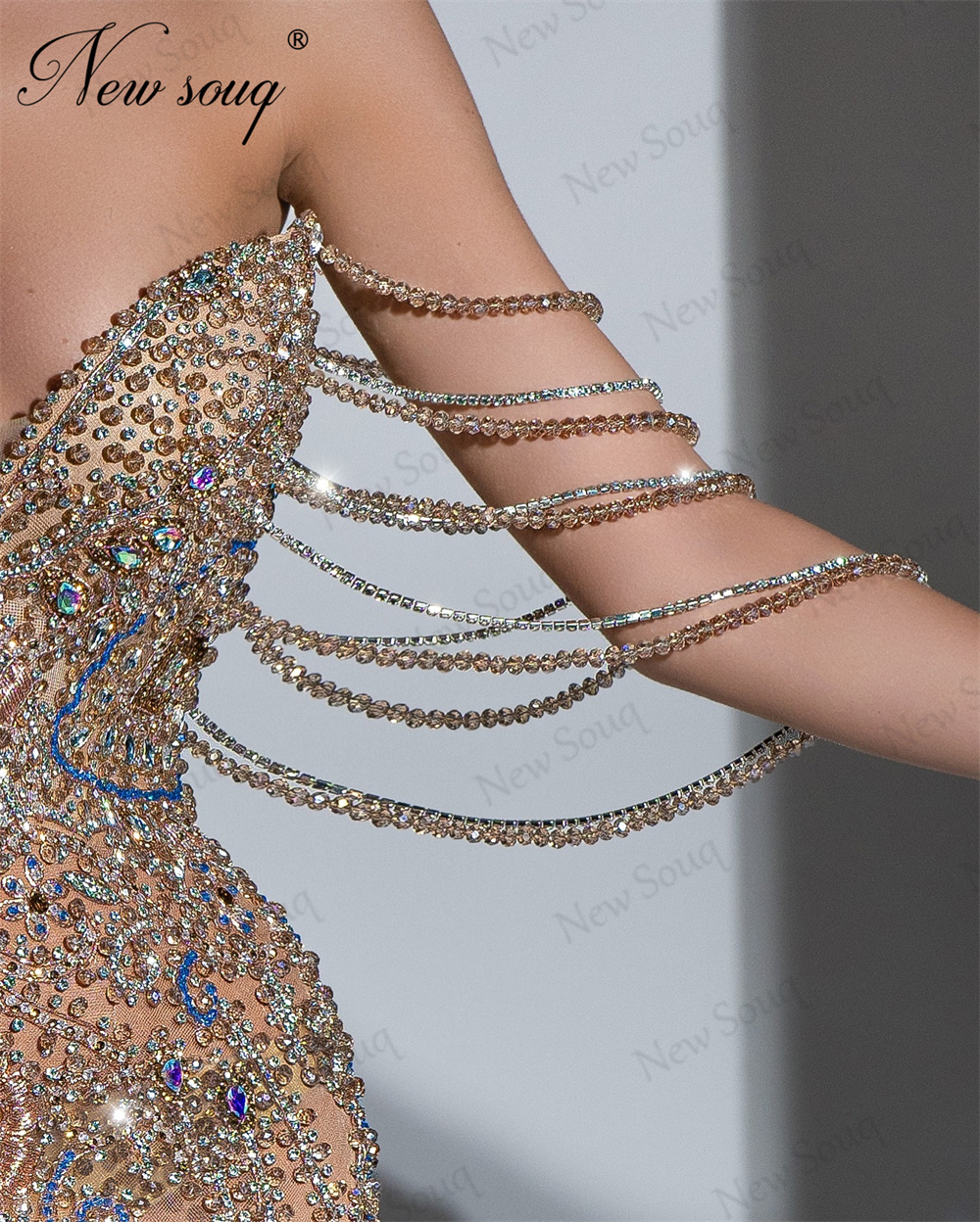 Hand Sew Beading Evening Dress - Wedding Dress Supply review and price