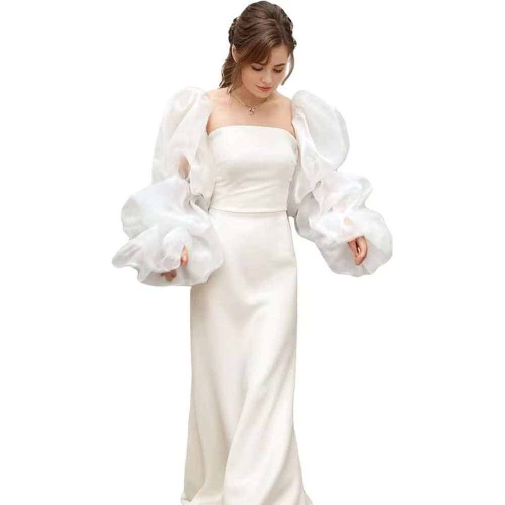 Elegant Puffy Wedding Arm Slee - Wedding Dress Supply review and price