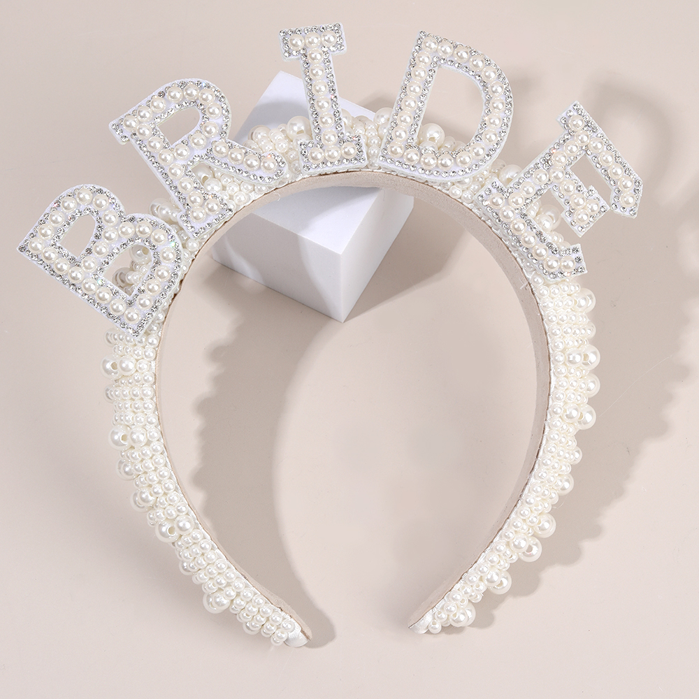 Pearl Headband Diadem Luxury B - Wedding Supply List review and price