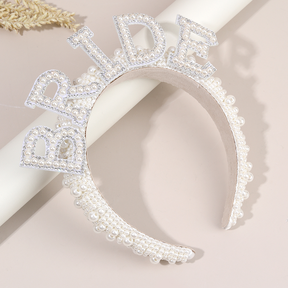 Pearl Headband Diadem Luxury B - Wedding Supply List review and price