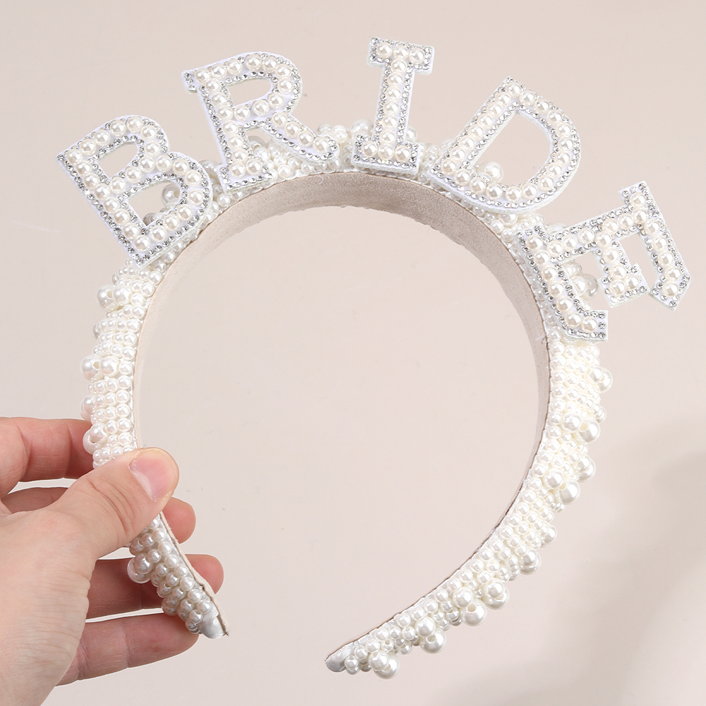 Pearl Headband Diadem Luxury B - Wedding Supply List review and price