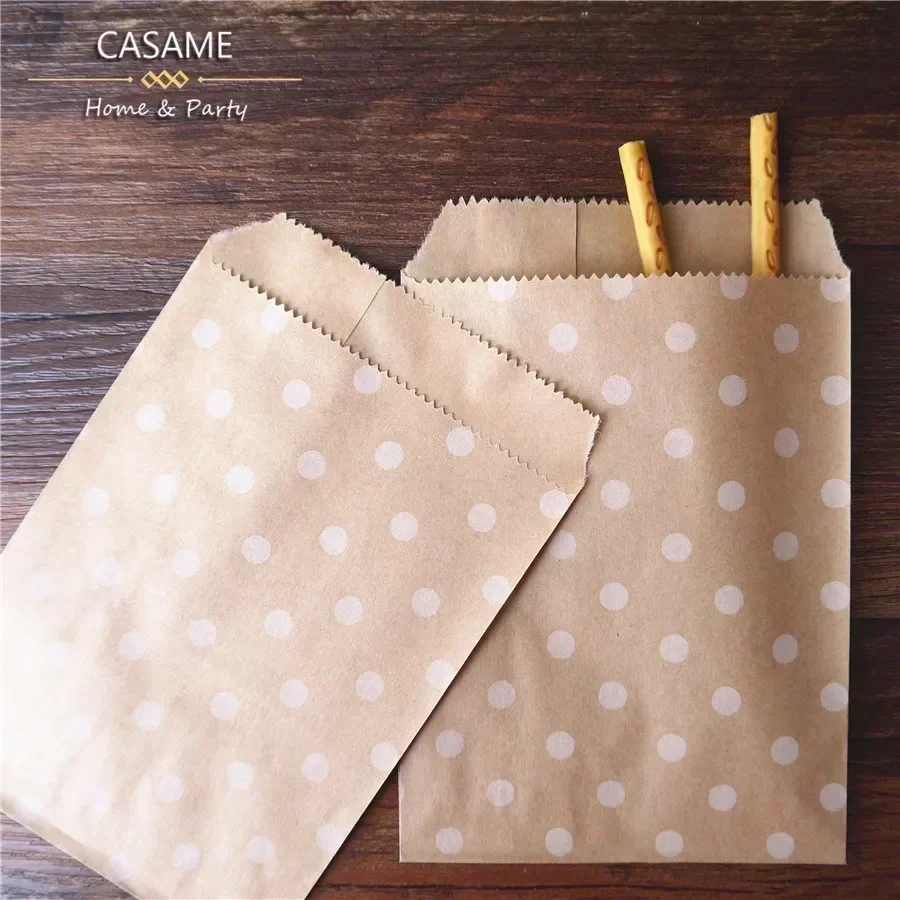 50pcs, 15x10cm Wave Dot Kraft  - Wedding Supply Business review and price