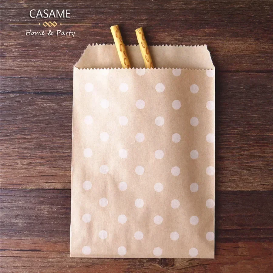 50pcs, 15x10cm Wave Dot Kraft  - Wedding Supply Business review and price