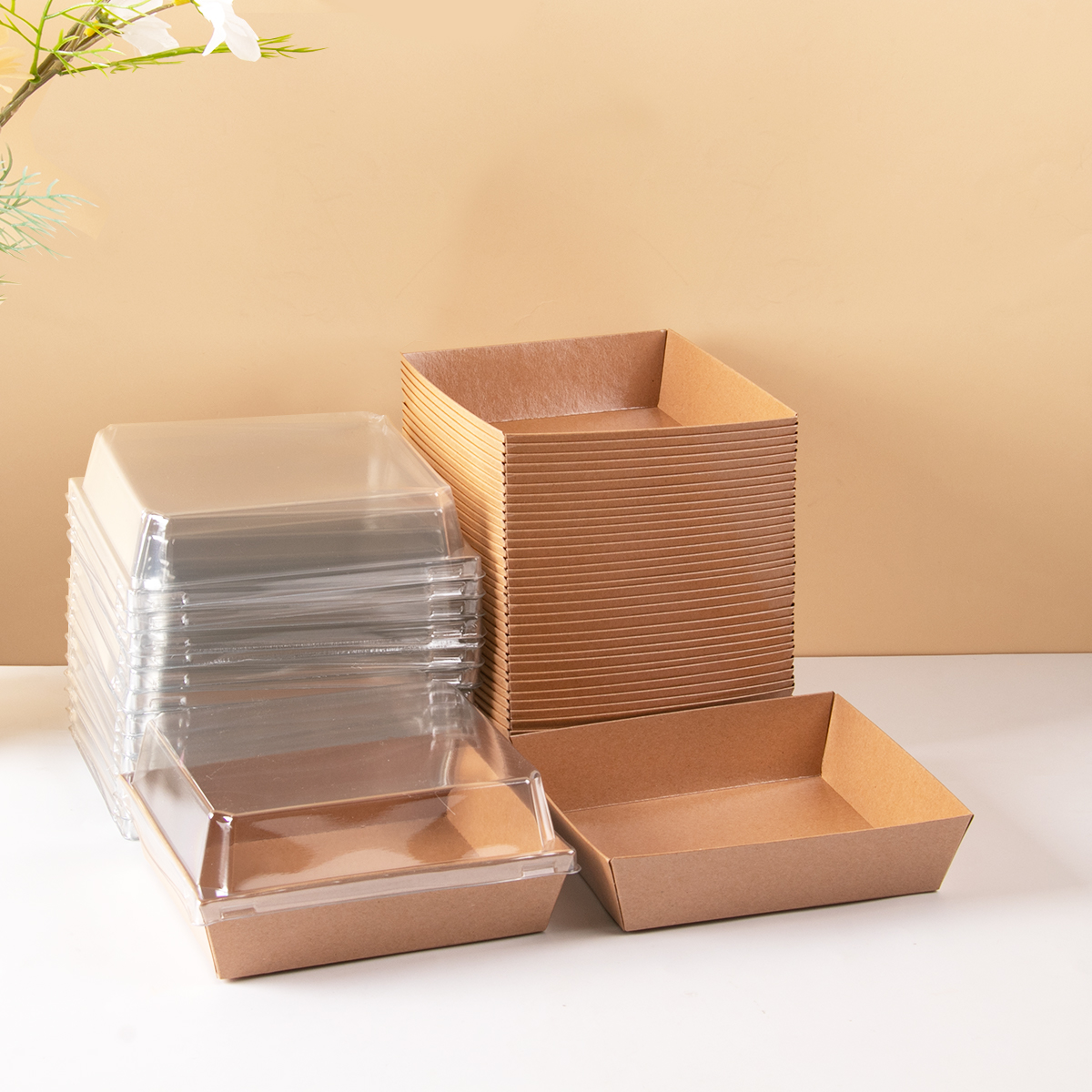 10pcs Kraft Paper Cake Dessert - Wedding Cake Supply review and price