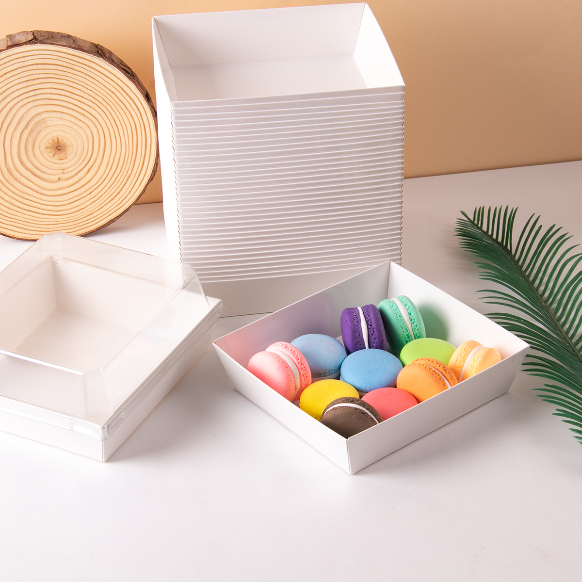 10pcs Kraft Paper Cake Dessert - Wedding Cake Supply review and price