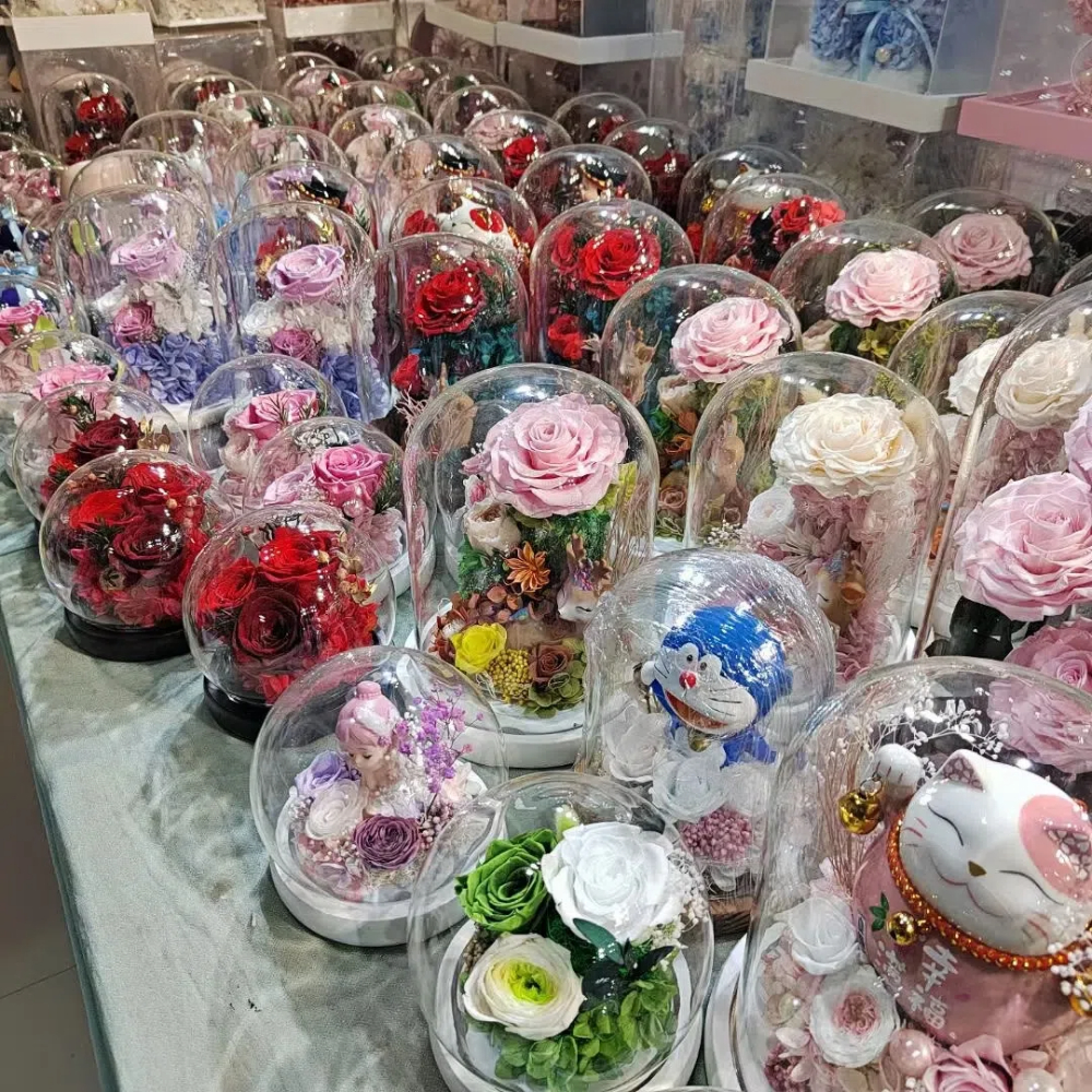 6pcs Eternal Rose Flower Heads - Wedding Supply Bulk review and price