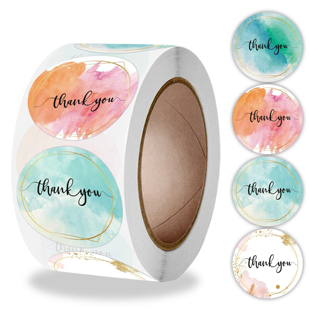 100-500 Pcs Thank You Stickers - Wedding Supply Business review and price