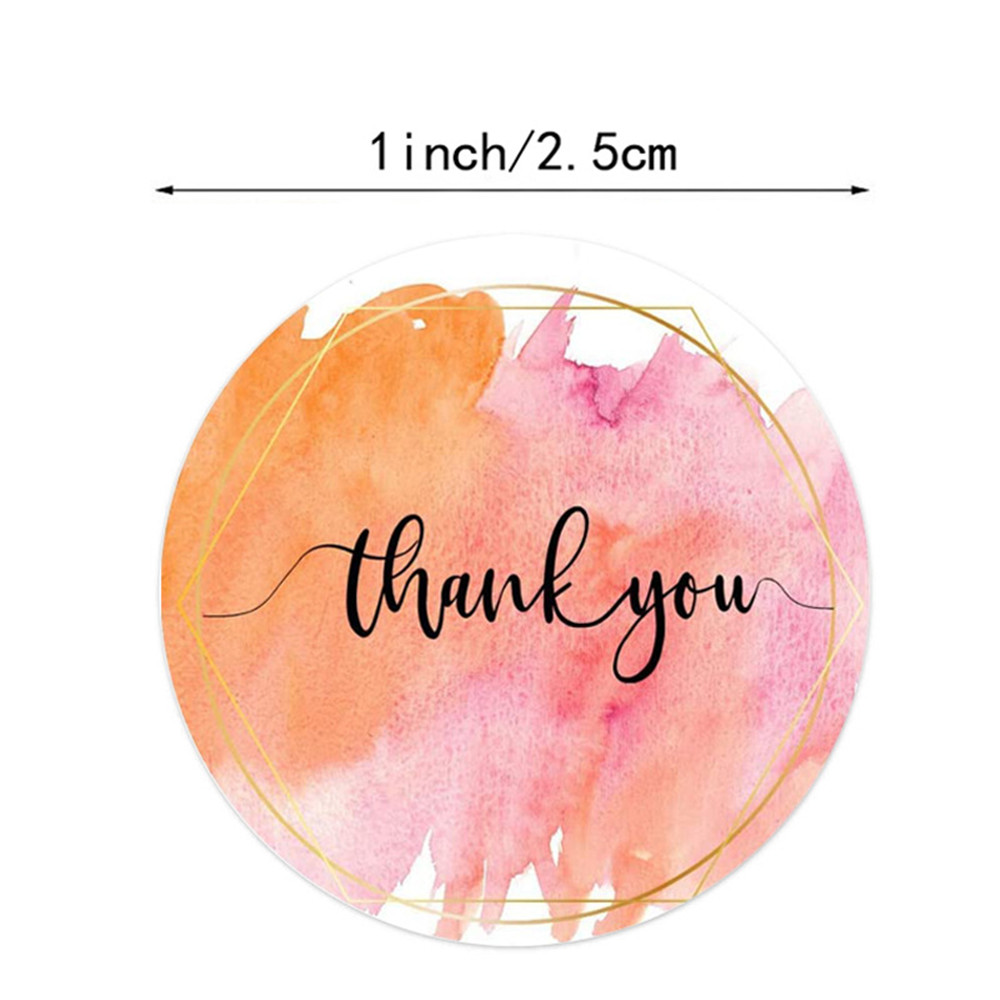 100-500 Pcs Thank You Stickers - Wedding Supply Business review and price