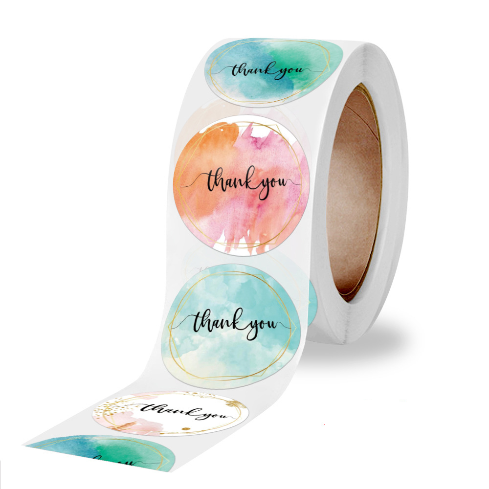 100-500 Pcs Thank You Stickers - Wedding Supply Business review and price