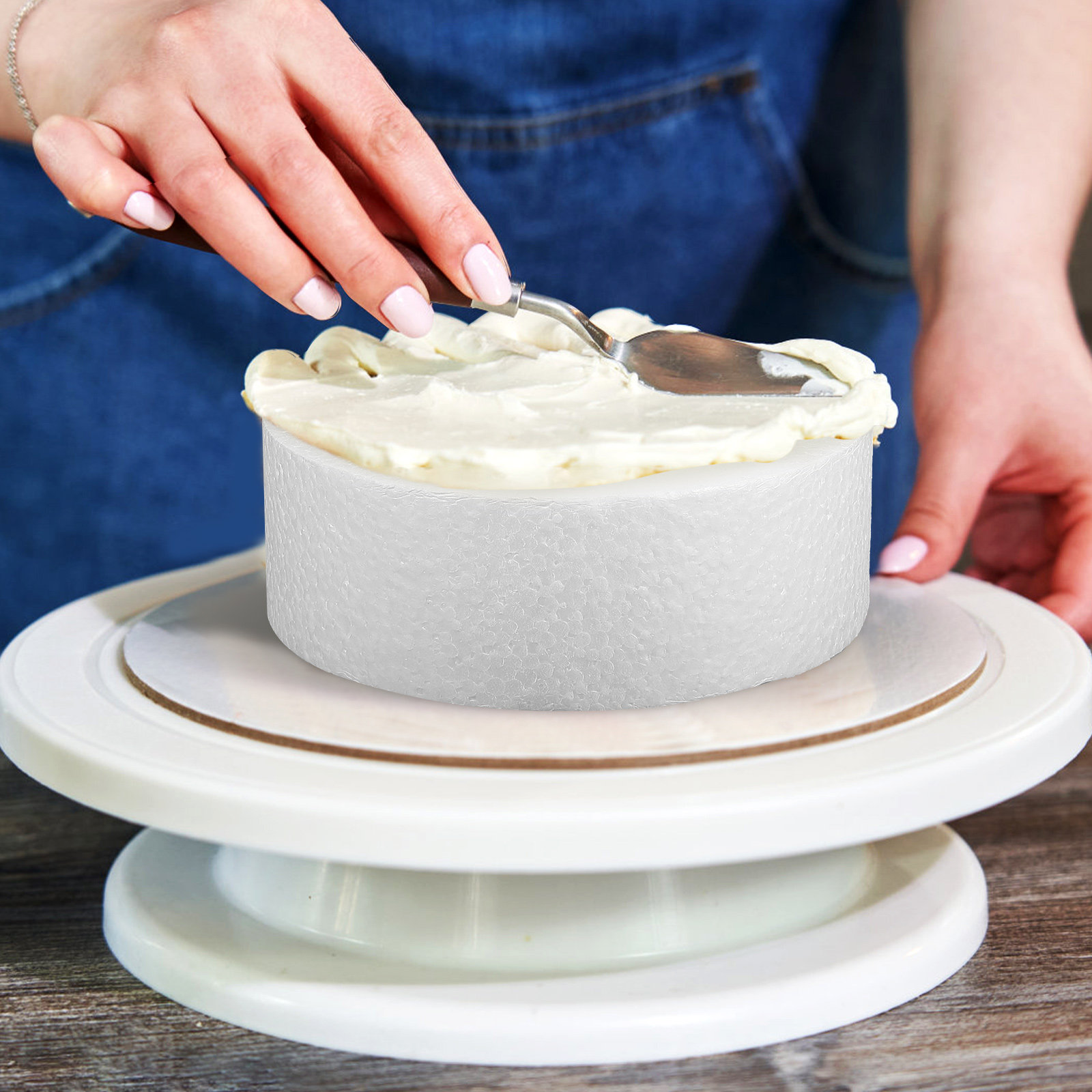 3Pcs Compact Foam Cake Models  - Wedding Cake Supply review and price