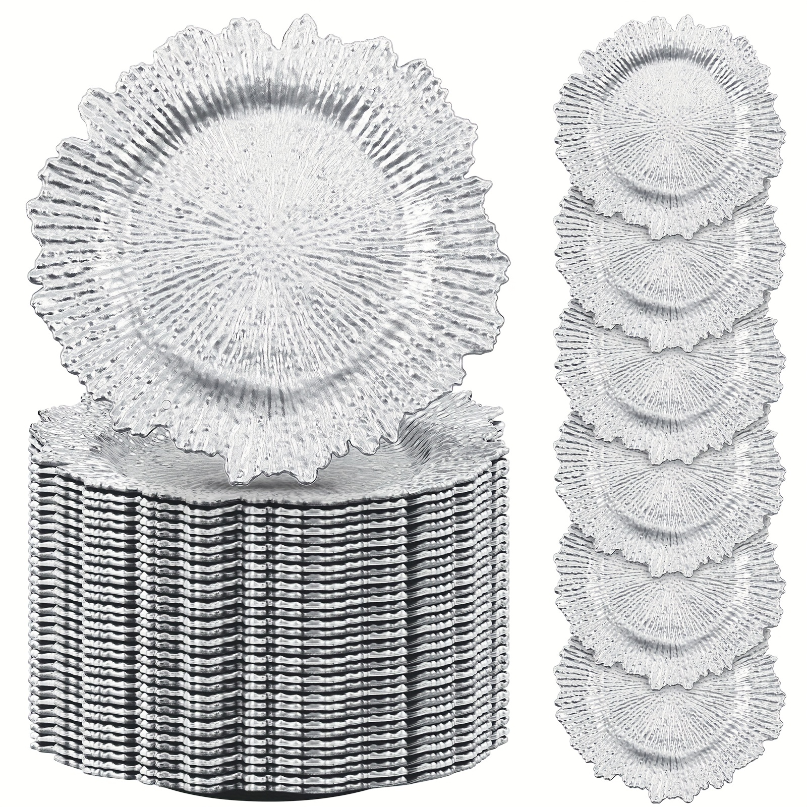 100pcs Reef Charger Plates Bul - Wedding Supply Bulk review and price