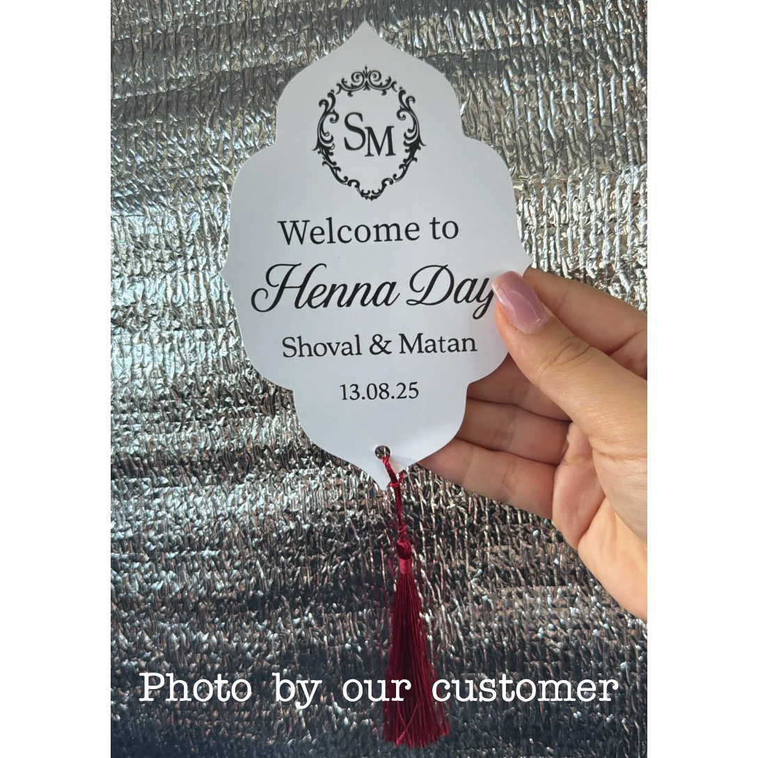 Custom Henna Day Card Night Pa - Wedding Supply Business review and price