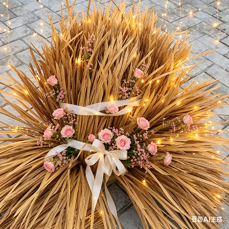 10m hot melt simulated thatch  - The Wedding Supply Store review and price