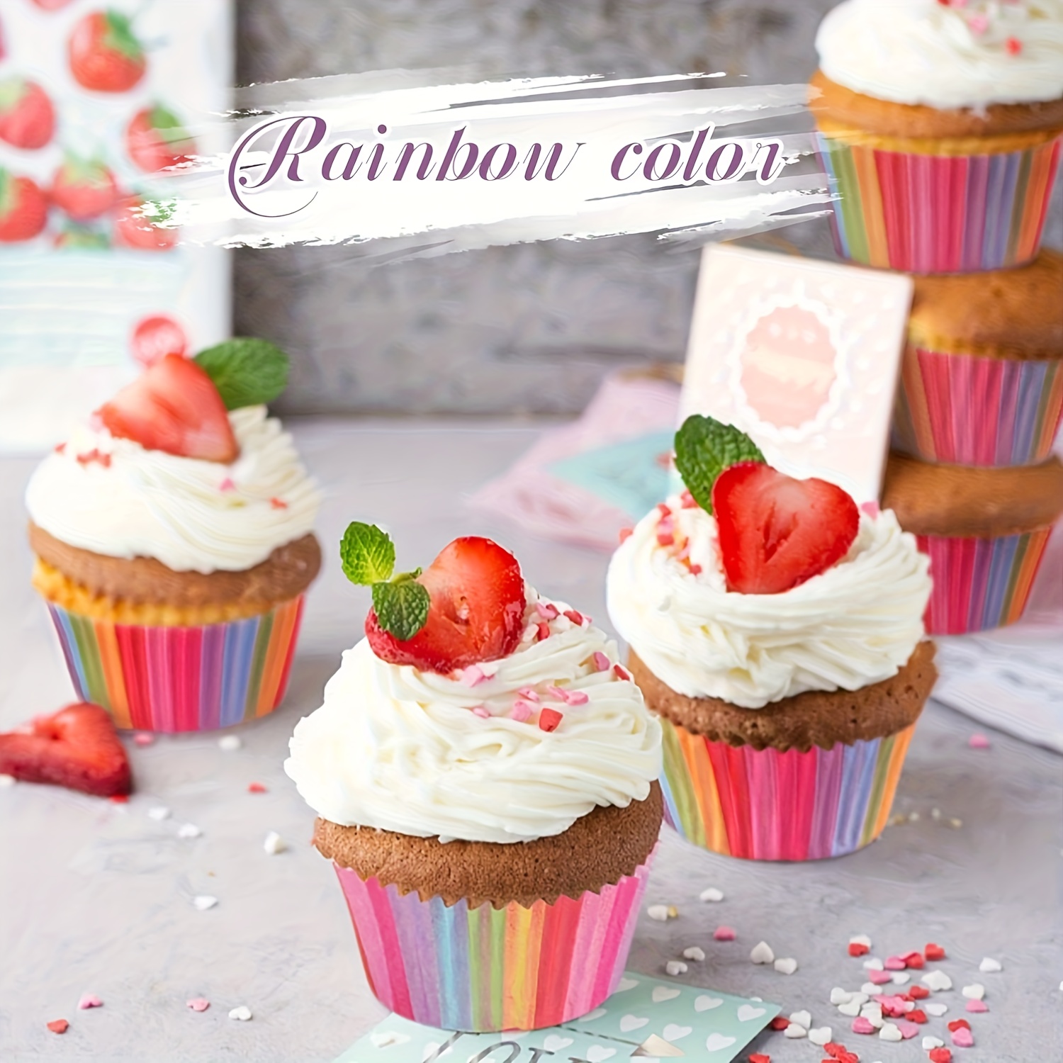 100 Pack Colorful Standard Cup - Wedding Cake Supply review and price