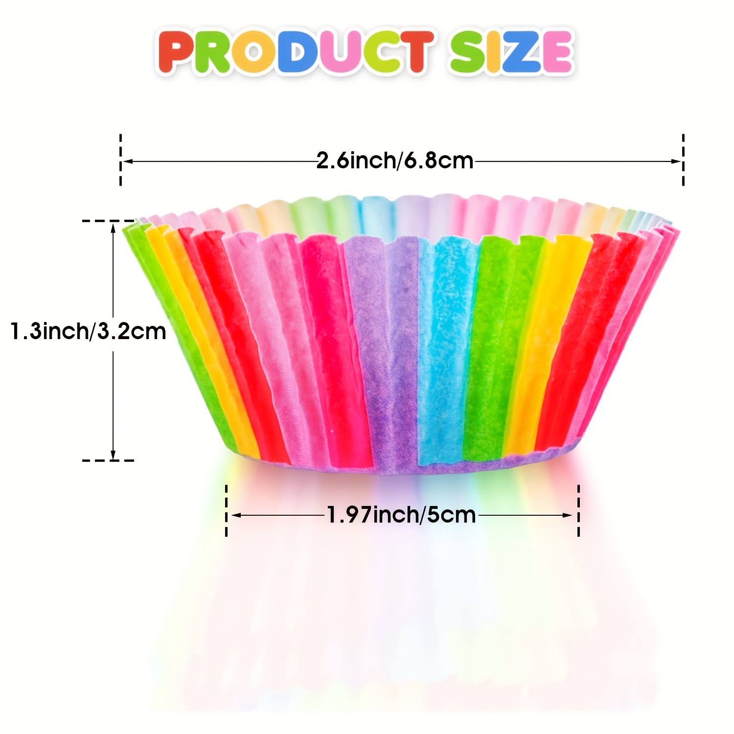 100 Pack Colorful Standard Cup - Wedding Cake Supply review and price